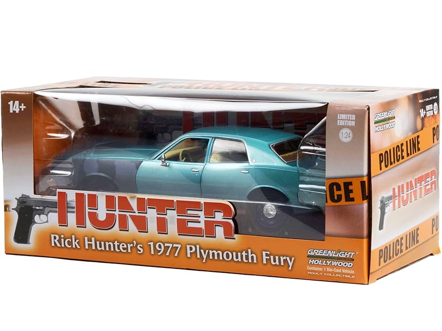 グリーンライト　1977 PLYMOUTH FURY 警察車両 1/43 GreenLight 1:43 Smokey and the Bandit (1977) - 1975 Plymouth